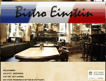 Tablet Screenshot of bistroeinstein.de